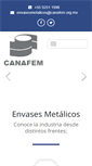 Mobile Screenshot of canafem.org.mx