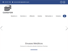 Tablet Screenshot of canafem.org.mx